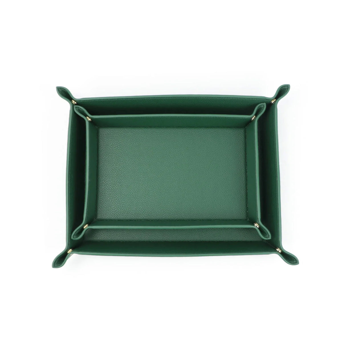 plateau rangement cuir bleu marine rose moderne dorés bijoux accessoires cosmétiques organiser pièces monnaie