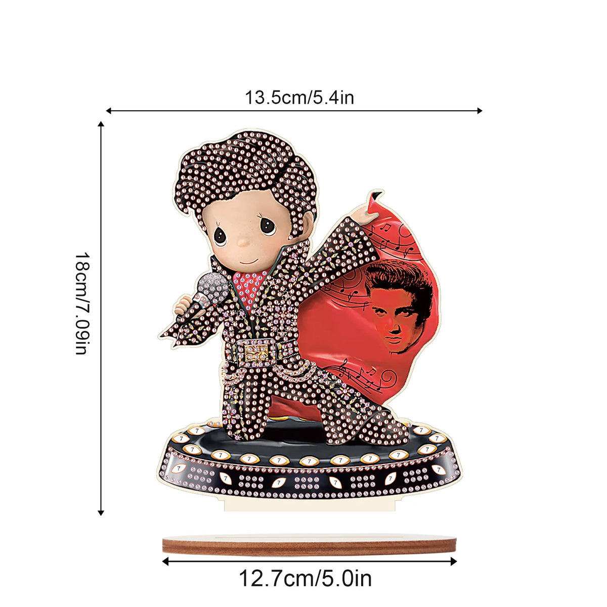 peinture diamant figurine dessins animés strass pinceau colle plateau sac diamants