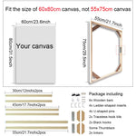cadre mural bois moderne toile abstraite multicolore fleurs relief 60x80cm 55x75cm 55x85cm clips crochets