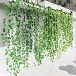 panier suspendu rotin osier jardinière murale fleurs artificielles décoration jardin rustique marron clair