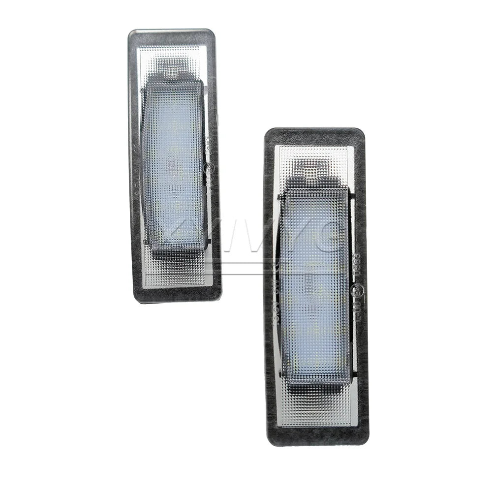 lampe led plaque immatriculation noir moderne grille perforations 12v 3w 2400lm tringle fixation