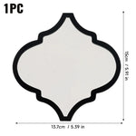miroirs 3d adhésifs diamants géométriques moderne abstraits noir doré salon chambre