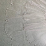 voile mariée blanc cristaux ornementé transparent classique élégant tulle acétate polyester accessoires mariage
