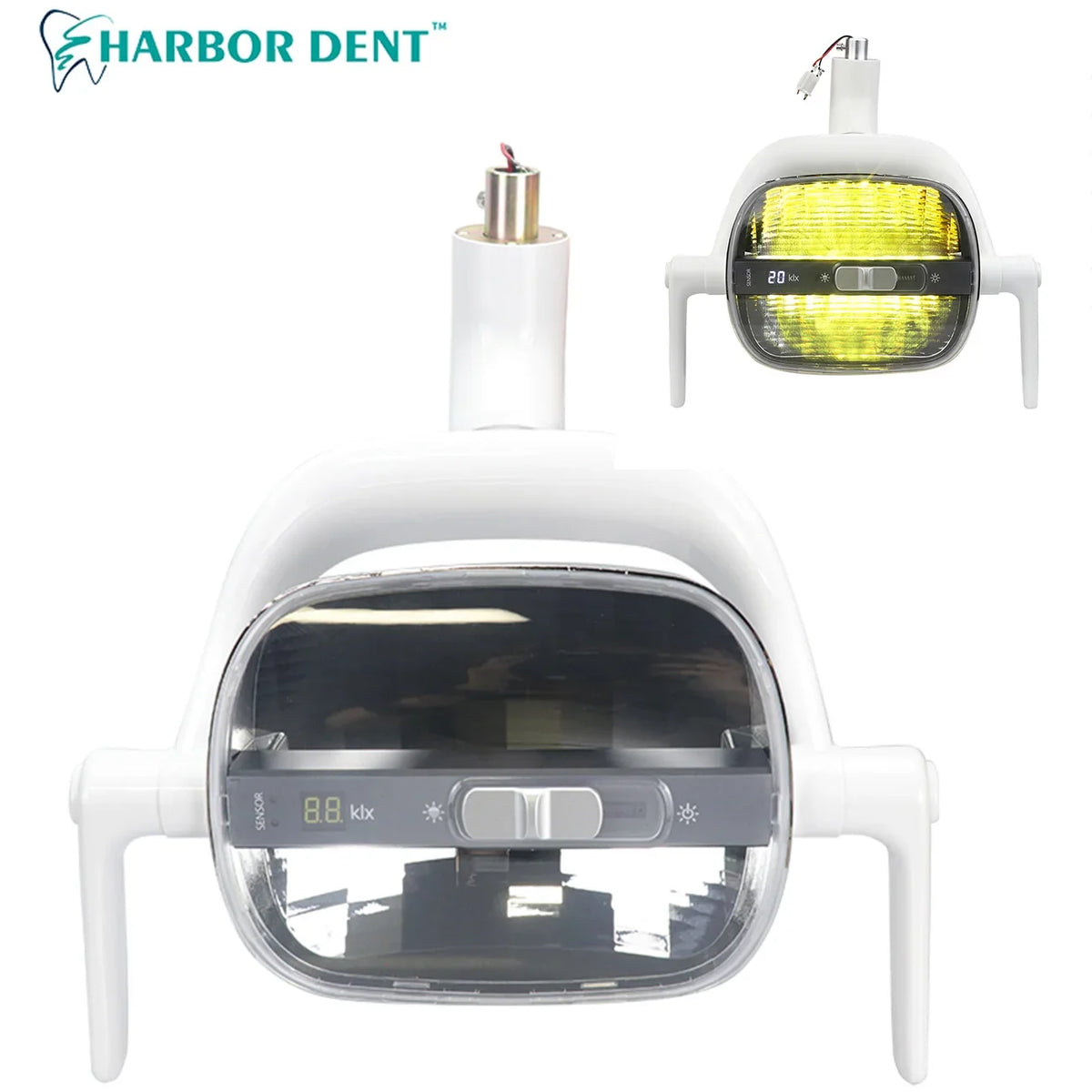 lampe dentaire led sans ombre blanc moderne interrupteur capteur infrarouge