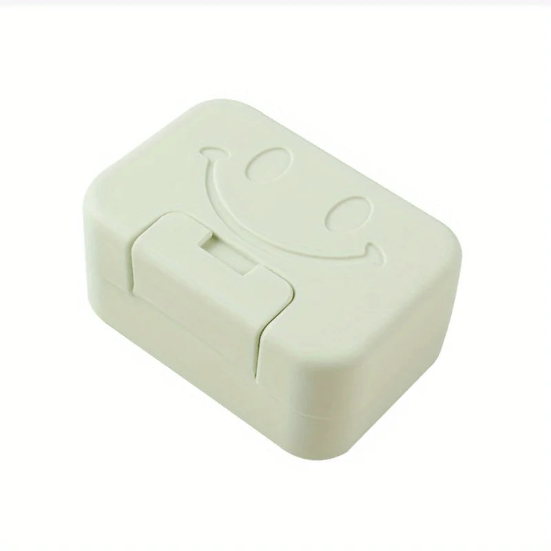boîte savon moderne rose clair vert pastel violet sourire clips minimaliste maison