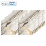 carrelage marbré blanc gris moderne adhésif résistant eau pvc pet xpe 30x30cm