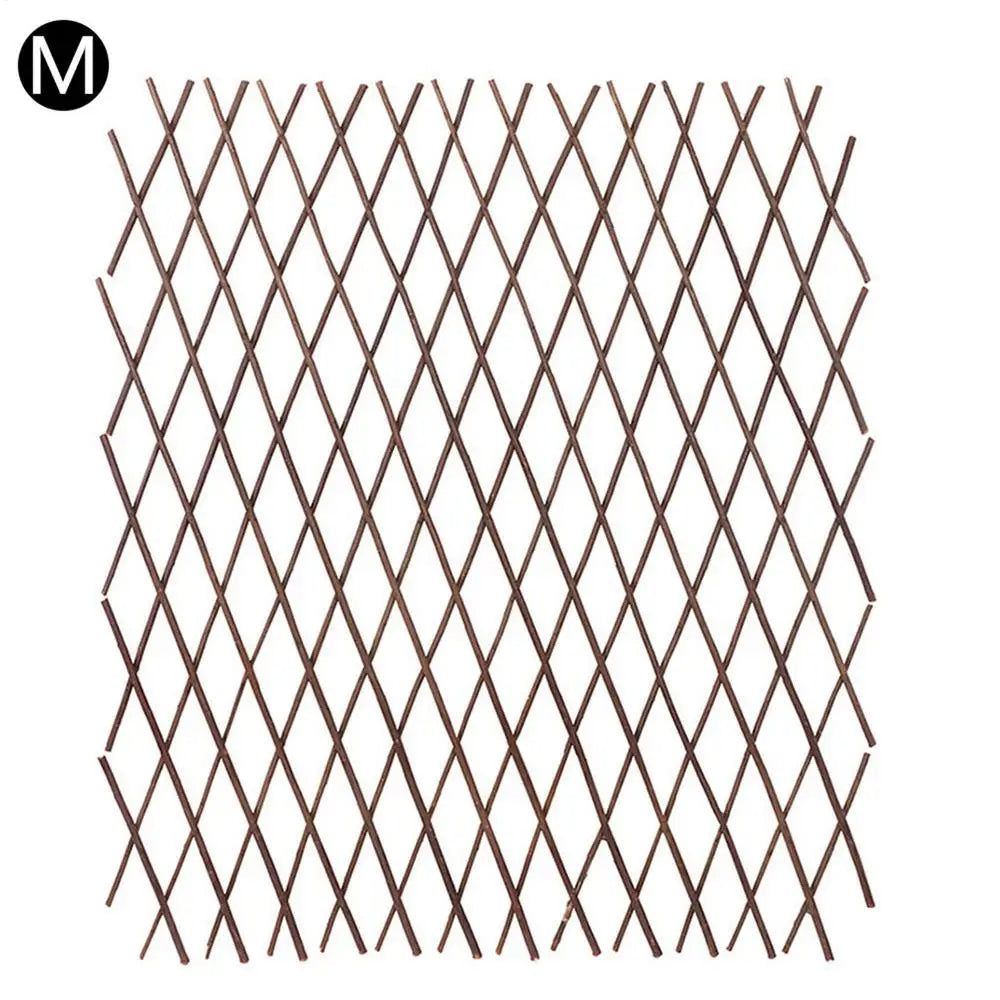 treillis marron rustique panneau decoratif plantes grimpantes support escalade jardin decoration murale assemblage facile