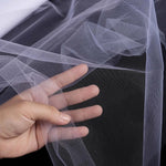 tulle violet polyester voile mariage ruban décoratif bricolage artisanat classique transparent 1.6x18m