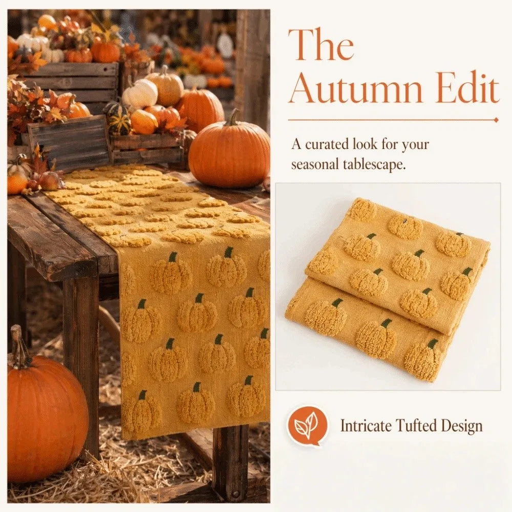 tableau halloween citrouille 3d orange décoration automnale maison festive polyester coton