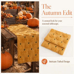 tableau halloween citrouille 3d orange décoration automnale maison festive polyester coton