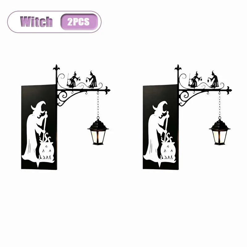 lampe lecture suspendue halloween fantôme motifs floraux gothique vintage crochet mural noir blanc