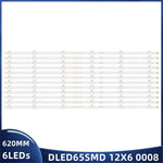 bande led blanc moderne leds 12 bandes transparentes 620mm