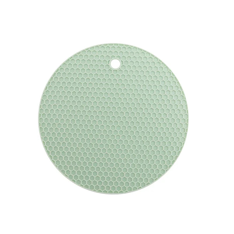 coussin protection cuisine silicone moderne 14cm bleu vert orange marron rose gris