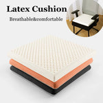 coussin latex perforé moderne beige orange gris 40x40cm 45x45cm 4cm 6cm