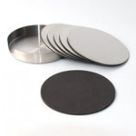 supports verres argentés modernes tapis coussinets acier inoxydable cuisine résistante chaleur table nappe