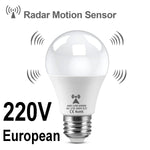 veilleuse led blanc e27 radar motion detection lampe nuit moderne chambre couloir