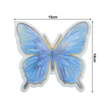 serviettes jetables papier forme papillon rose bleu fête anniversaire mariage décoration naissance cocktail