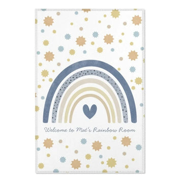 tapis arc ciel moderne polygone rose bleu blanc salon chambre enfant geometrique decoratifextérieur
