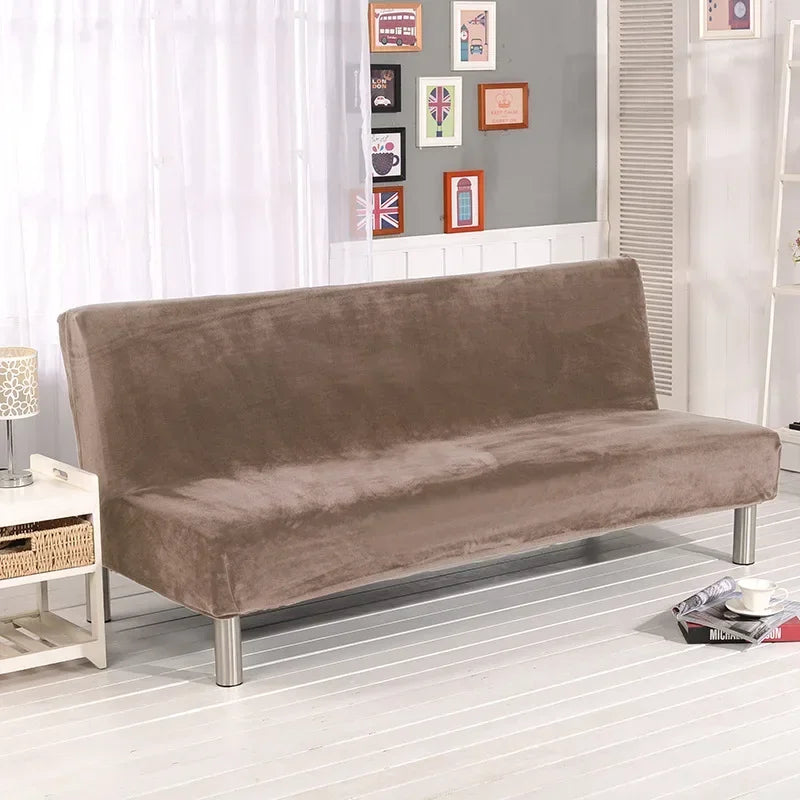housse canapé velours gris extensible canapé lit futon moderne lavable amovible