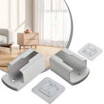 support mural blanc moderne adhésif télécommande boîte rangement rectangle petits objets divers chambre