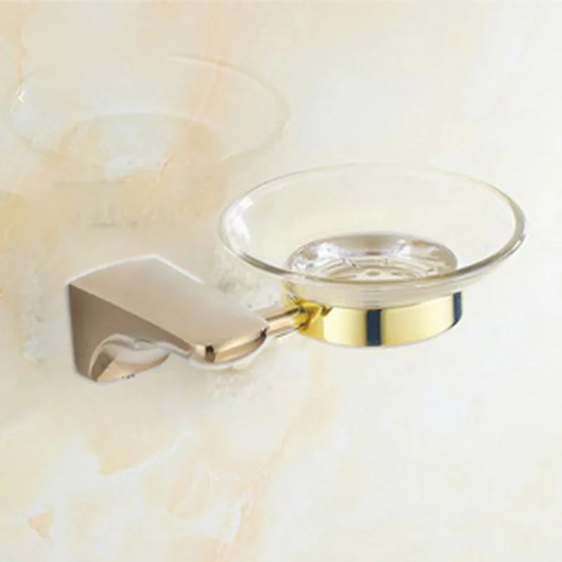 Accessoires salle bain doré moderne porte serviettes support papier toilette brosse wc 60cm