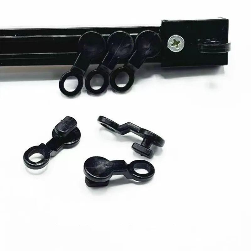 clips rideau blancs modernes volets accessoires rideaux plastique 10pcs 30pcs 50pcs universel
