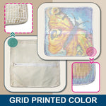 kit crochet laine tapis fleurs coussin coeur kit couture diy création maison moderne