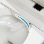 poubelle moderne salle bain brosse wc blanc déchets respectueux environnement