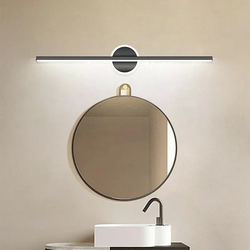 lampe murale led moderne blanche dorée brillante minimaliste éclairage quotidien chambre cuisine salle manger