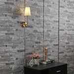 Lampe murale moderne or abat jour conique éclairage quotidien led minimaliste