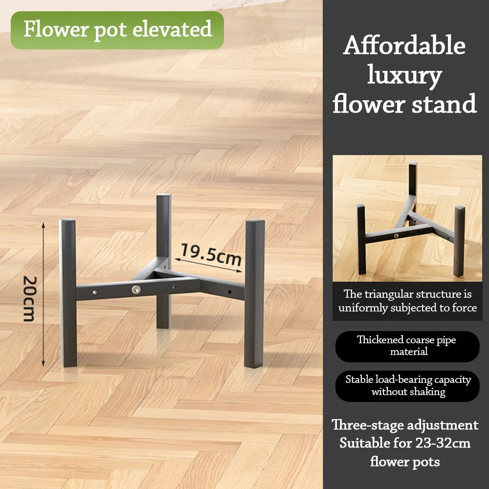 support plante métal noir moderne grille dimensions pots 20 50cm