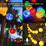 guirlande lumineuse solaire extérieure multicolore effet feuille sapin modes automatiques noël mariage festivités jardin
