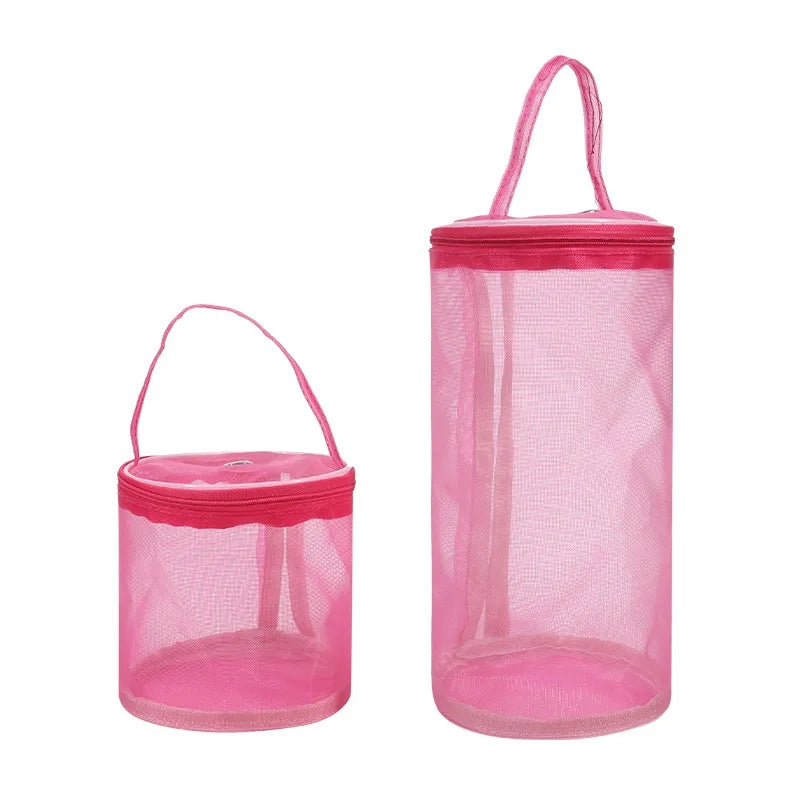 sac maille rose vert violet moderne multi usages pliable respectueux environnement poignée amovible fermeture