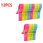 pinces linge modernes plastique rose vert bleu jaune opaques