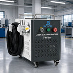 machine nettoyage laser portable gris noir certification perforations avant roulettes