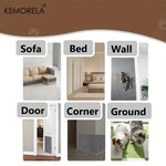 tapis grattage chats gris adhésif protection meubles salon canapé moderne polyestère