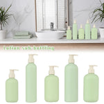 flacon lotion vert clair moderne pompe 200ml 250ml 300ml 400ml 500ml