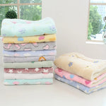 tapis épais coussin animal doux gris bleu clair rose jaune vert pastel cœur étoiles