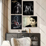 affiche murale MJ pop art photo noir blanc decoration maison 30x40cm erotique minimaliste