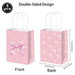 petites coupes papier rose motif rubans moderne blanc festives mariage anniversaire enfants