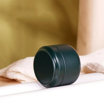 boîte thé métal ronde mate moderne rangement bijoux petits objets