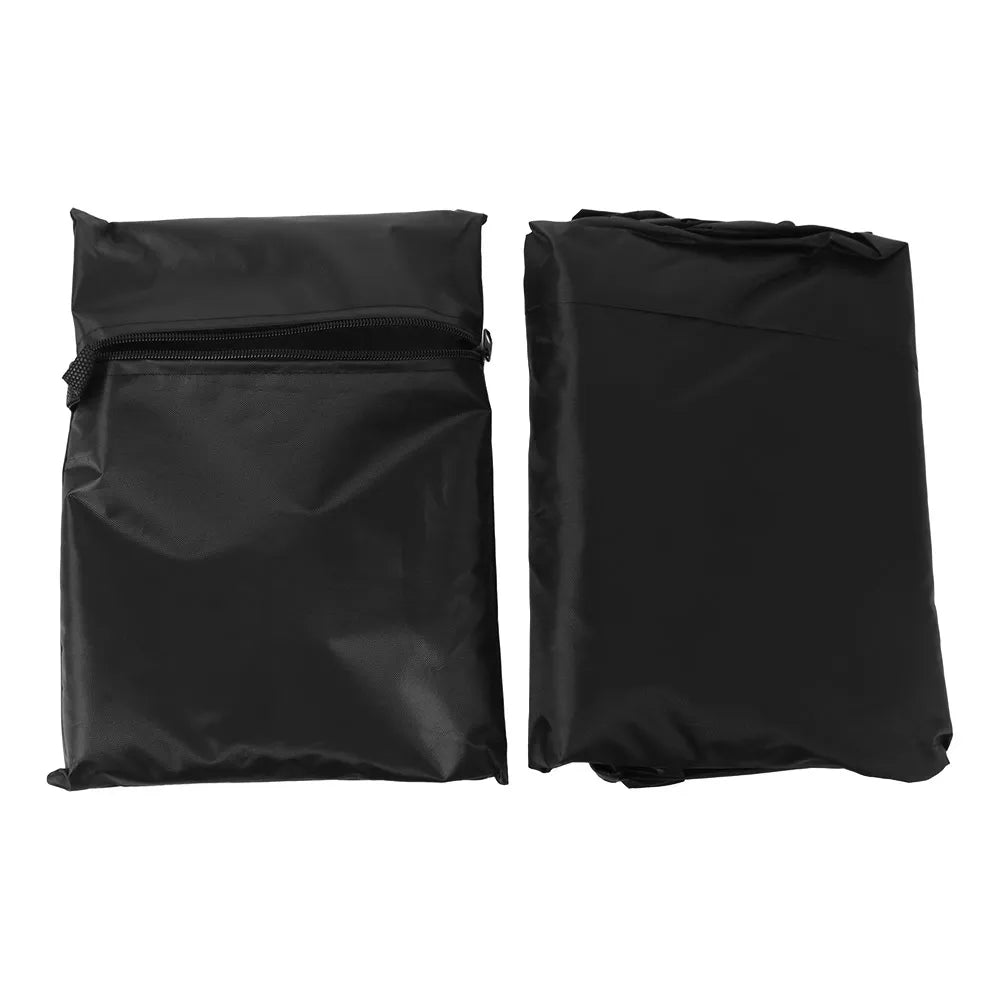 housse protection meuble noir poly coton uv résistant moderne anti poussière imperméable coupe vent