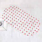 tapis bain antidérapant pvc moderne transparent ventouses bleues salle bain large 67cm 375cm