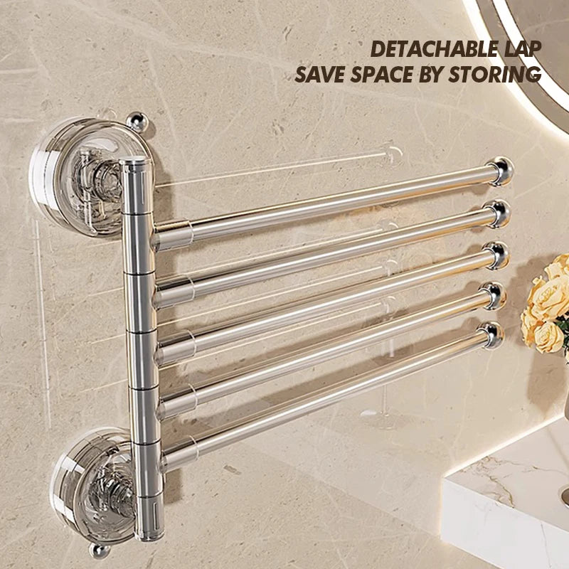 porte serviettes mural argenté adhésif moderne salle bain support serviettes lisse opacité fixe rangement