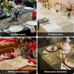 tableau pailleté doré sequins nappes fêtes thème mariage noël anniversaire