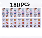 sticker répulsif moustiques autocollant naturel multicolore animaux dessin animé adhésif réutilisable enfants protection maison
