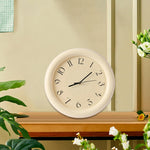 horloge murale sans tic tac vintage horloge ronde décoration murale moderne minimaliste chambre salon