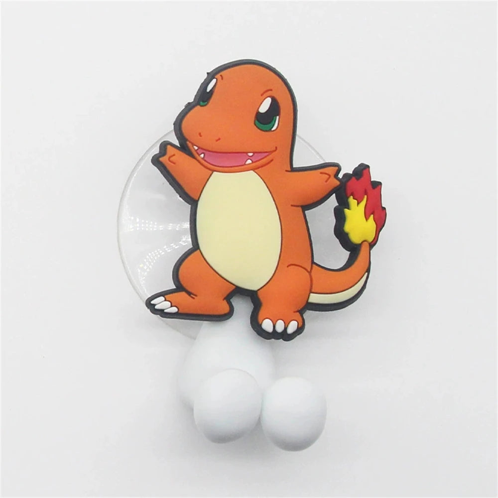 porte brosse dents murale pokemon pikachu squirtle bulbasaur ventouse salle bain