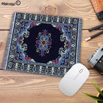 tapis souris persan motif traditionnel rouge noir bleu classique gaming desk mat souris clavier