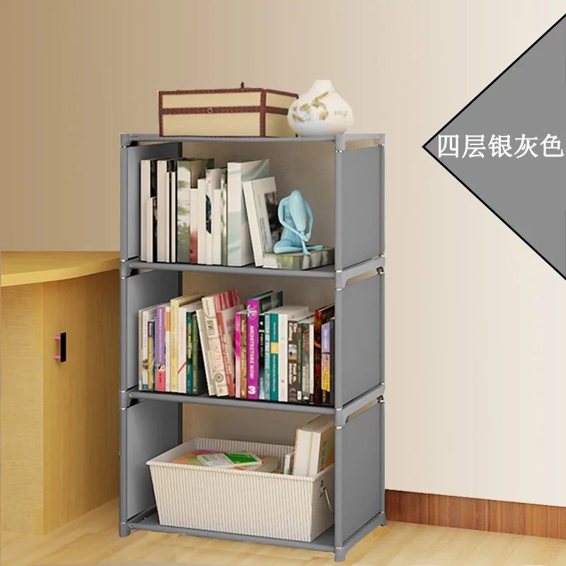 étagère modulaire étagères murales livres modernes minimaliste pois tissu meuble salon